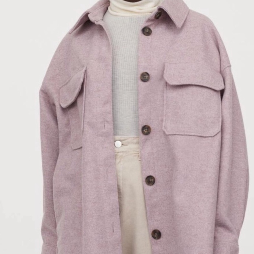 H&M Purple Shacket